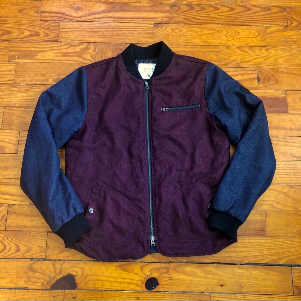 Men’s Native Youth baseball/varsity/bomber jacket